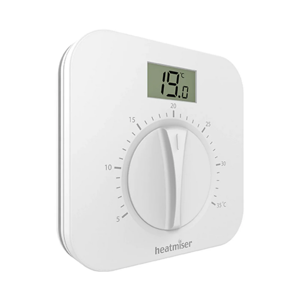 Heatmiser DS1-L v2 - Manual Dial Thermostat with Display — Super ...